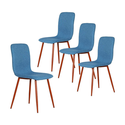 Pengukir Kursi Berlengan Berlapis Tekstil Kursi Makan Tekstil Modern